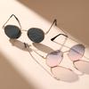 Metal Geometric Women Fashion Glasses For Tropical Beach Vacay Shopping Outdoor Casual Activities Street Snap Accessories