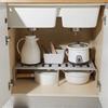 Retractable Kitchen Shelf Multifunctional Expandable Stackable Sliding Rack Space Saving Home Cabinets Tableware Organizer Rack