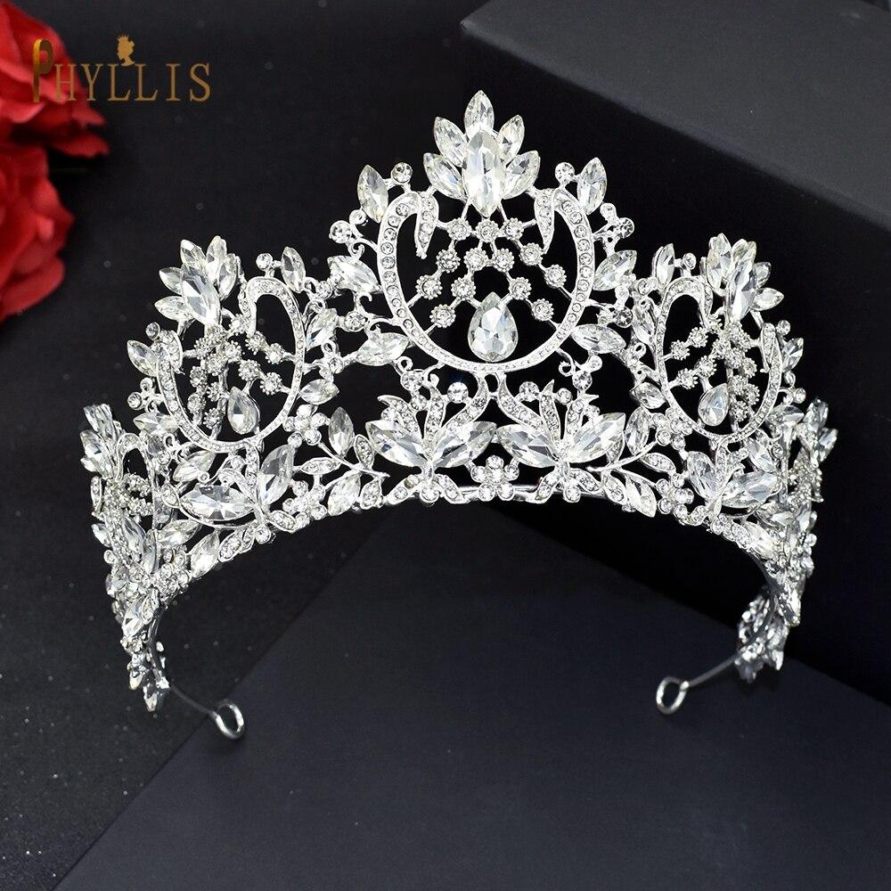 Mittelalter Krone Für Damen - Barock Diadem Mit Strasssteinen Für Cosplay & Besondere Anlässe
