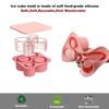 Ice Cube Tray Mold for Tumbler St Cup Silicone Cylinder Ice Cube Maker Mold with Lid For 20oz 30oz 40oz