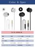 Trend Marche [Earphones for Sleeping] Wired, Ultra-Lightweight, Ultra-Small, Comfortable, Soft, and Pain-Free Sleep Phones with Remote and