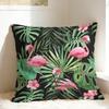Tropical Floral Pillow Case Novelty Pillow Cover Comfy Pillowcases For Wedding Party Home Decor