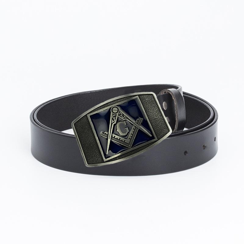 Men's Personalized Belt Fashion Trend Belt Pure Cowhide Belt