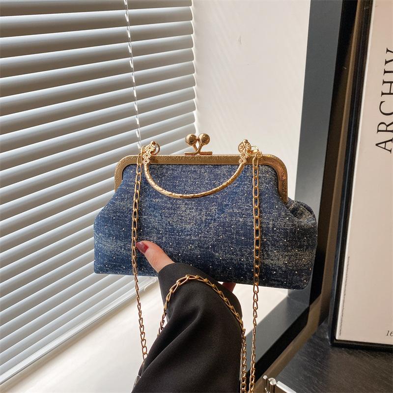 Trend Fashion Chain Light Luxury Women's Bag Summer New Simple Portable Shoulder Shell Bag Messenger Bag