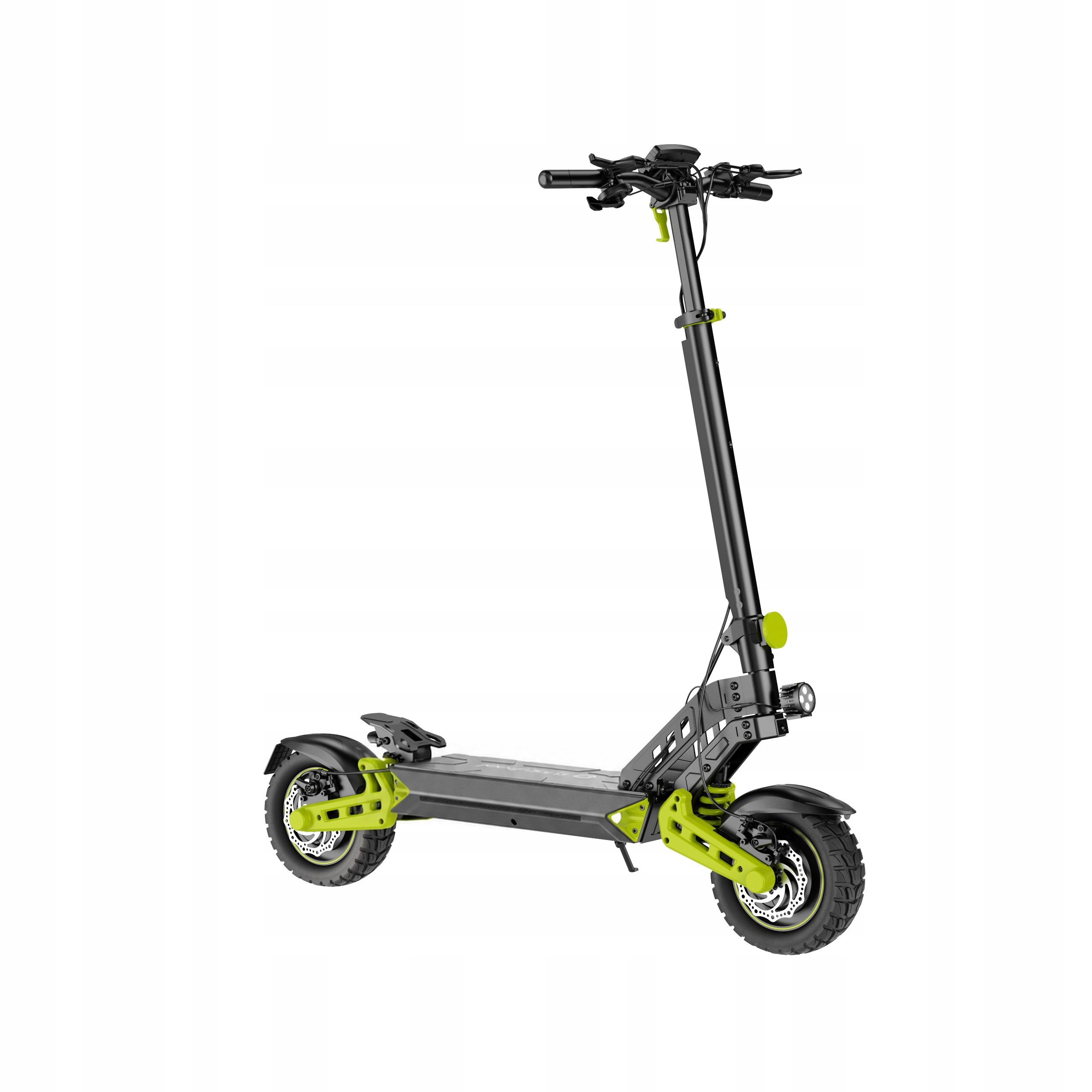Opvouwbare Scooter D2Pro Elektrisch Voertuig Set: 800W x 2, 48V 20Ah, 45 km/u, 65 km bereik, lekbestendige banden.