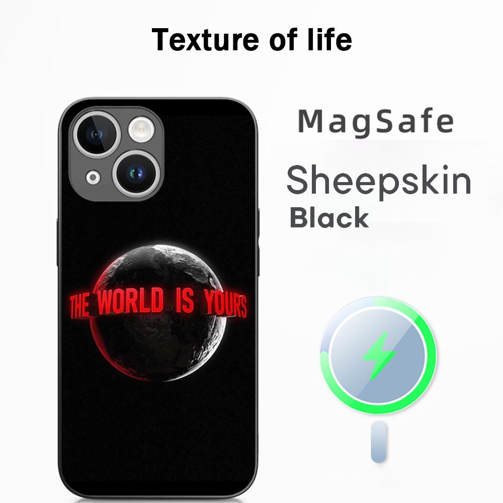 

Тони Монтана Лицо со шрамом Классический плакат Чехол для телефона Для iPhone 17 16 15 14 13 12 Plus Pro Max Высококачественный Роскошный Magsafe Овчина iPhone 16