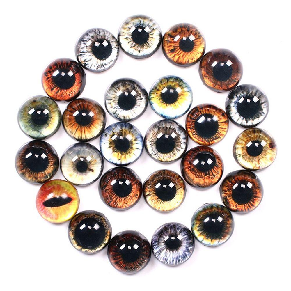 20pcs/10pairs Crystal Puppet Crystal Eyes Plastic Dolls DIY Tools  DIY Doll Accessories