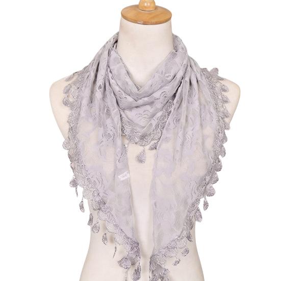 Fringed Lace Veil Shawl Tassel Style Veil Face-covering Headscarf Weddings Decoration Vintage