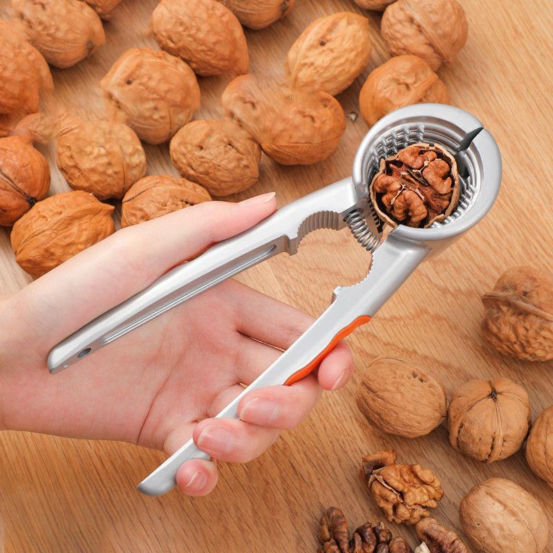Spărgător de nuci din aliaj de zinc Crack Migdale Nucă Nuci Pecan Alune Nucă Bucătărie Spărgător de nuci Instrument de clemă Clește Cracker