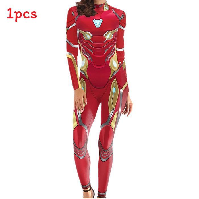 Halloween Spiderman 3d Printed Bodysuit With Elastane For Cosplay And Costume Events