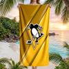 Asciugamano da Spiaggia alla Moda Pittsburgh Penguins Asciugamano Portatile Morbido ad Asciugatura Rapida per Nuoto Campeggio Vacanze