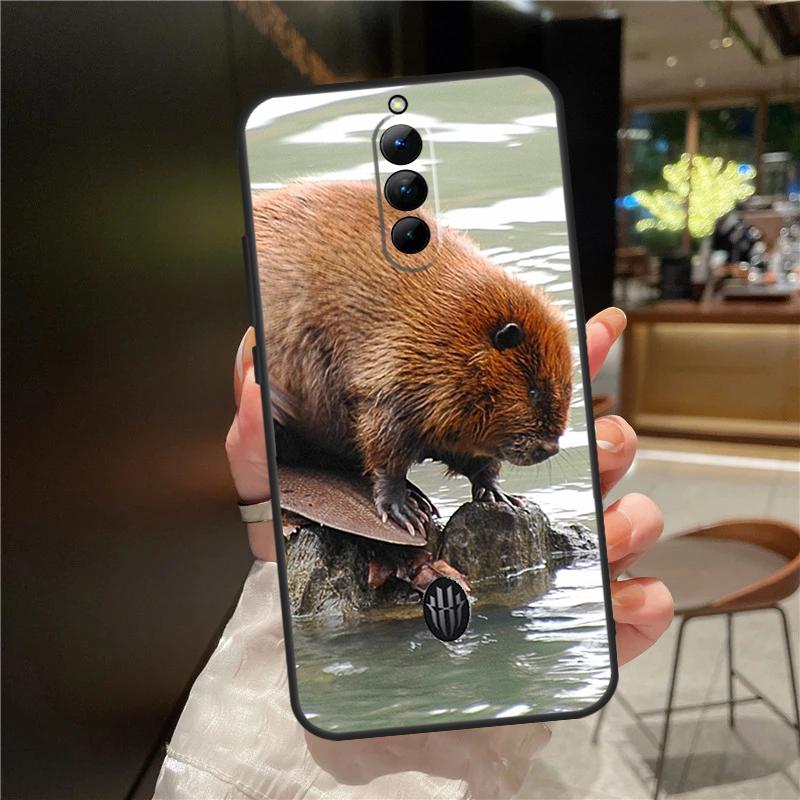 Animal Beaver Case For ZTE Nubia Red Magic 11 10 9 8 9S 8S 10S Pro Plus 6 7 6S 7S For RedMagic 10 Air Cover
