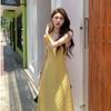 Romantic French V-neck Neck Dress Women's Summer New Design Sense Niche Gentle Vacation Style Dress