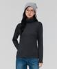CHASECULT Unisex Essential Turtleneck Fleece Long Sleeve T-Shirt - Charcoal