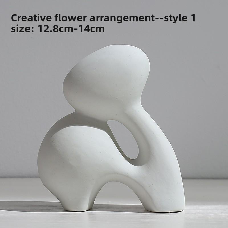 

Ceramic Vase for Flowers Nordic Style Ins Simple Creative Hydroponic Home Decor Living Room