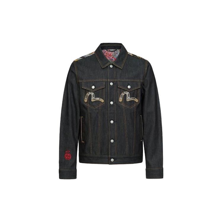 EVISU Jacket Fall Men's Denim Blue 2EAHTM1DJ701XXCT
