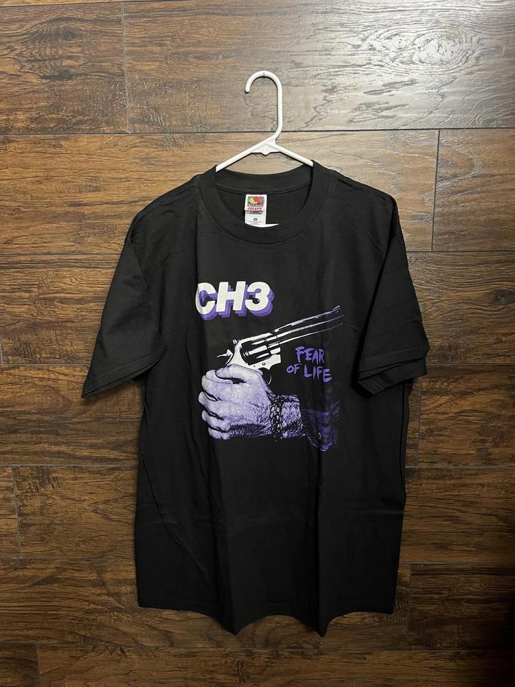 Vintage CH3 Fear of Life Band T-shirt - Channel 3 Shirt  Unisex T-Shirt S