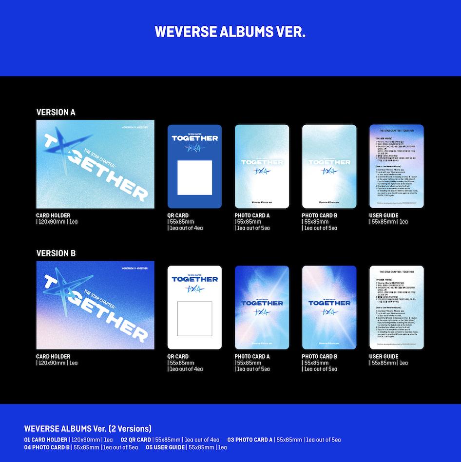 (ORDINE PRESTABILITO) DOMANI X INSIEME (TXT) - Album [THE STAR CHAPTER : INSIEME] (Album Weverse ver.)