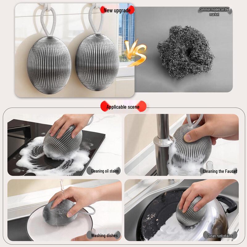 Épponge métallique pour la cuisine