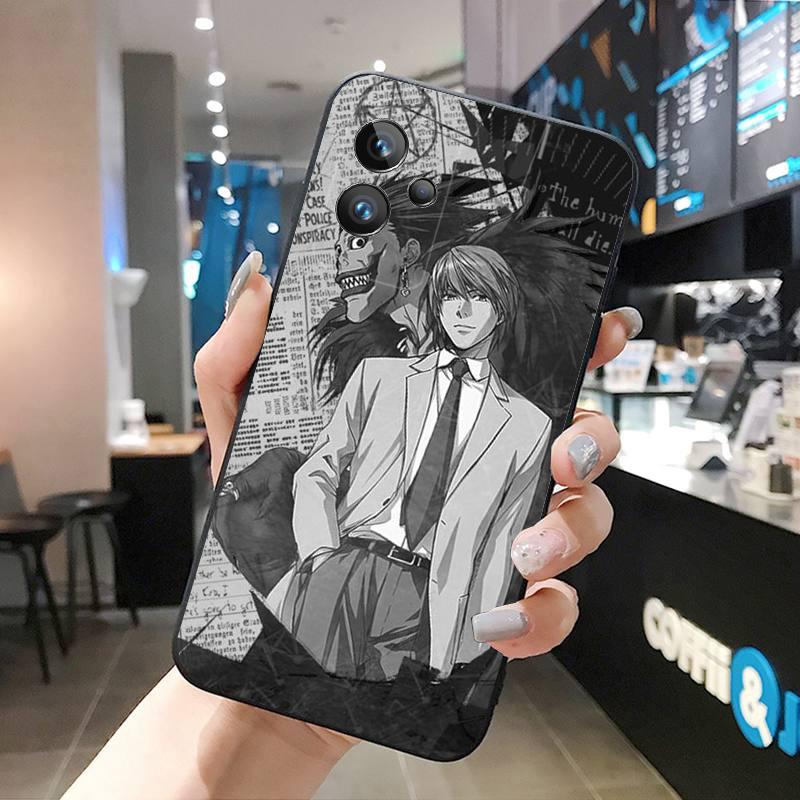 Anime Death Note Phone Case for OPPO Realme 11 10 Pro Plus Realme C55 C30 C25S C53 C35 C21 C33 C31 GT 2 Pro X2 Pro C21Y