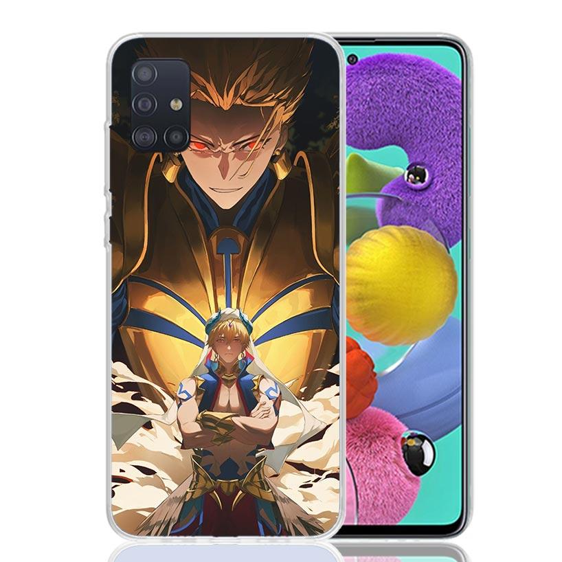 Fate Zero Stay Night Gilgamesh Phone Case For Samsung Galaxy A52 A32 A22 A12 A02S A50S A30S A51 A31 AA71 Note 20 Ultra 10 S10 Pl