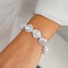 Fashion Irregular Special-shaped Pearl Necklace, Light Luxury Metal Collarbone Chain Set