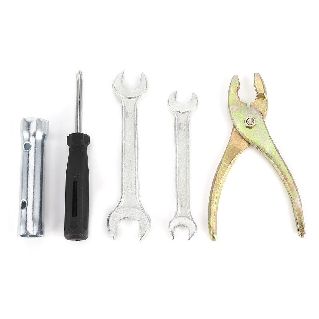 Motorcycle Repair Tool Kit Wrench Screwdriver Plier Spark Plug Socket Set Universal