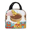 Custom M-Mikecracks Insulated Lunch Bag for Women Men Portable Cute Thermal Cooler Lunch Box School