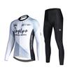 Professional Long Sleeve Cycling Jersey Set Road Bike Riding Outdoor Sport Wear