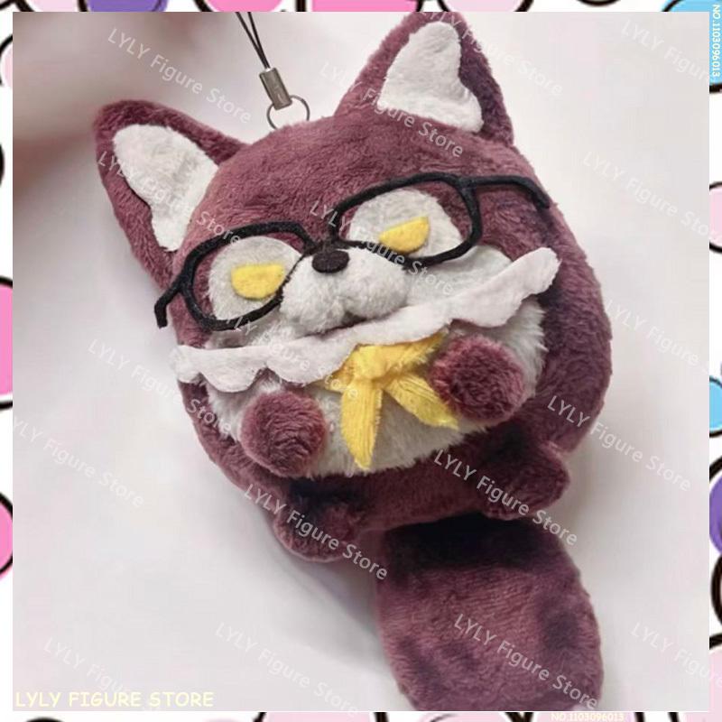 Neue Liebe und Deepspace Valko 10cm Baumwollpuppe Plüsch Werwolf CEO Spielcharakter Fanmade Sammler Schlüsselanhänger Geschenk für Fans gray