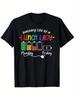 Funny Lunch Lady Battery Life T-Shirt - Monday To Friday School Staff Apparel with Weekly Battery In