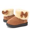 Children's Snow Boots, Thickened Cotton Boots for Young Children, and Warm Children's Shoes with Fleece Lining