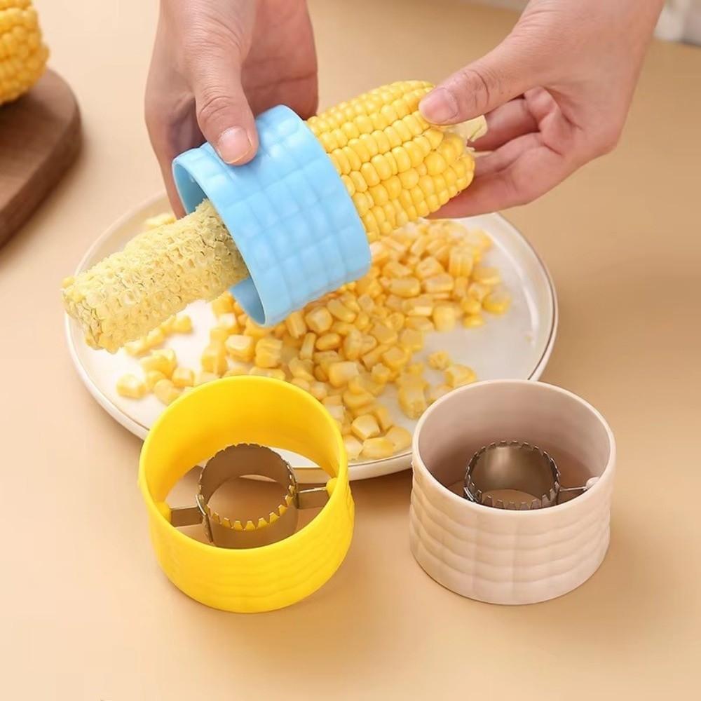 Manual Corn Planer Stainless Steel Corn Stripper Lightweight Corn Thresher  Kitchen Accessories