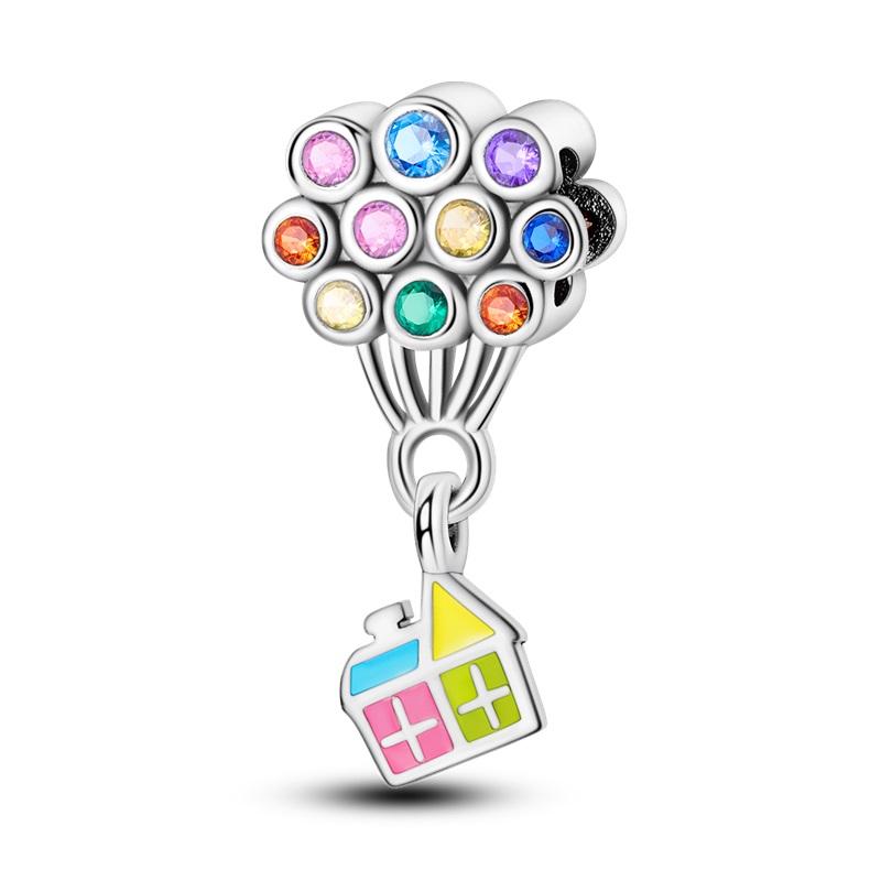 New Style Fit For 3Mmbracelet Romanticair Ballooncopper Pendant Free Combination Diy Jewelry Gift