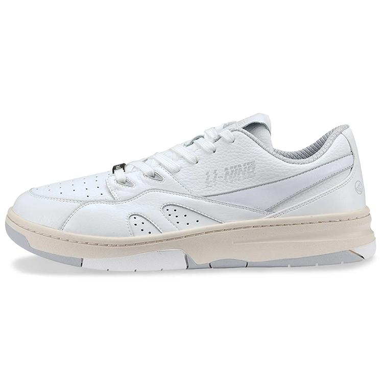 New LiNing Deluxe Low Wear Resistant And Lightweight Low Top Skateboard Shoes Women's Ecru AZGS046-1