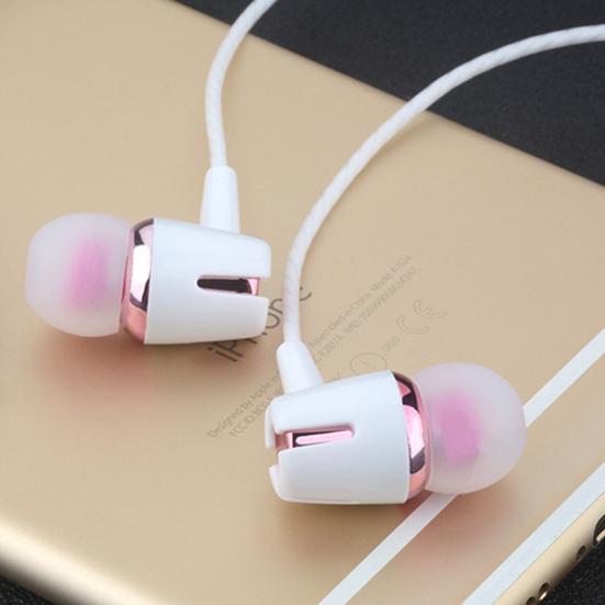 Sport Earbud with Microphone Anti-interference Noise Reduction Stereo Surround Heavy Bass Music Player Stable Signal 3.5mm Wired In-ear Earphone
