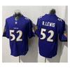 Baltimore Ravens NFL Camiseta de Fútbol Manga Corta Ropa de Equipo Bordada para Hombre Ropa Deportiva para Aficionados