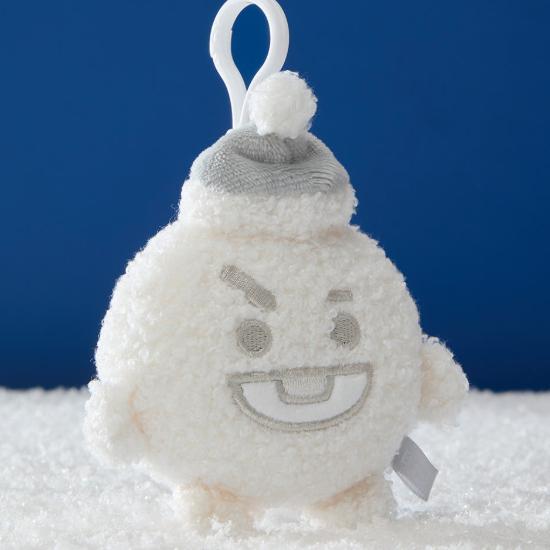 BT21 Klíčenka s panáčkem sněhuláka