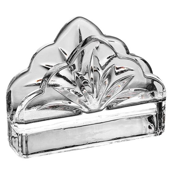 Tissue Holder, Crystal Glass Modern Style, Durable Scratch-Resistant Organizer, Dispenser for Restaurant Napkins Business