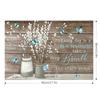 1Pcs Frameless Flower And Butterfly Canvas Painting Plant Posters And Prints For Living Room Bedroom, Wall Art Pictures, Home Decor