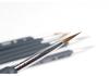 9PCS/Set Wolverine Painting Brush Pure Wolverine Tail Stroke Hook Edge Pen Gouache Watercolor Brush Digital Oil Brush