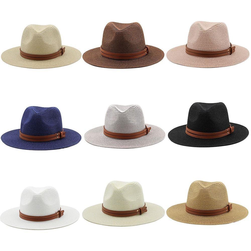 UV Protection Panama Cap Foldable Sun Cap High Quality Jazz Cap Summer