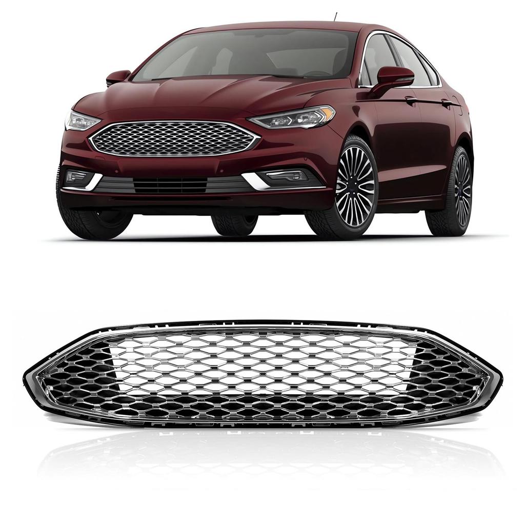 Ford Mondeo Fusion 2017-2018 Black Honeycomb Mustang Grille
