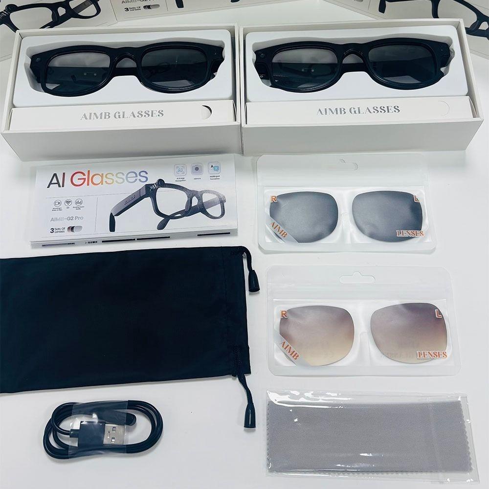 Real-time Translation AI Smart Glasses 2 In 1 Smart Video Glasses Smart AI Glasses  Translation