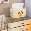 WTEMPO Tissue Box Household Contracted Lovely Tea Table Multifunctional Rotary Receive Napkin Box