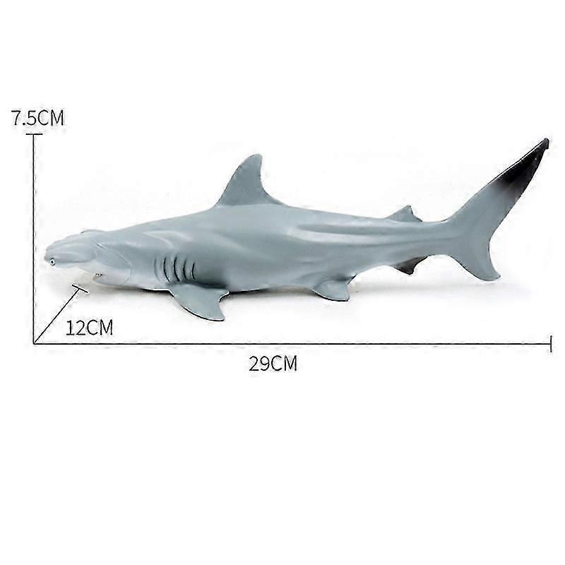 Megalodon Tiger Shark Great White Shark Marine Animal Doll Collection Toy Gift Shark Decoration ModelGreat White Shark