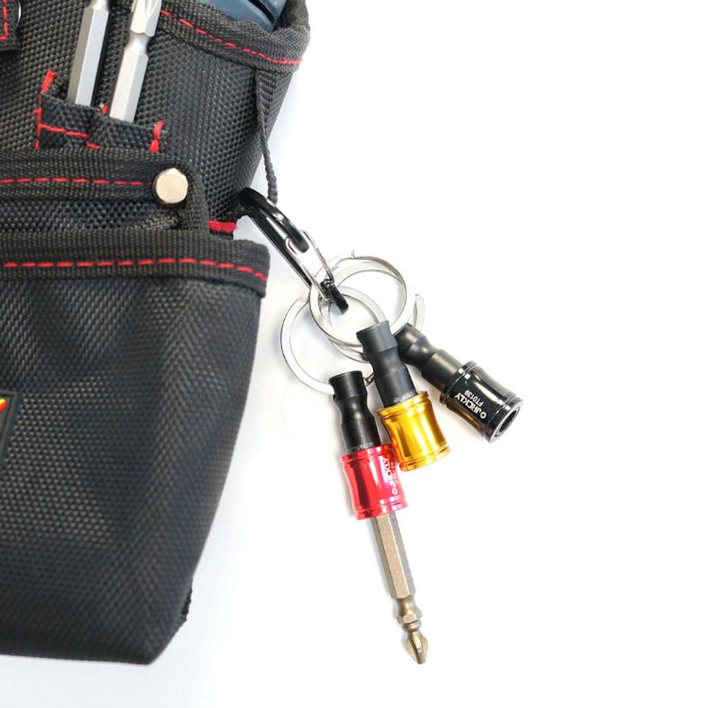 Belt Tool Pouch Magnetic Utility Work Organizer Bag Heavy-Duty Electric Drill Holder Screw Pouch Anti-Scratch Electrician