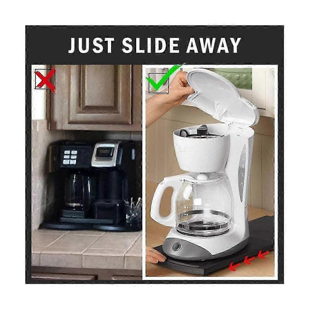 Bază aparat de cafea Placă utilă Aparat de bucătărie Tavă glisantă Tavă cu role Depozitare pe blat Movi