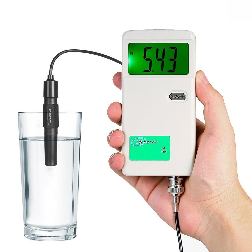 Laboratory Aquarium Swimming Pool Water Analysis Device High Precision PH Tester Portable Backlight Display Water Quality Monitor