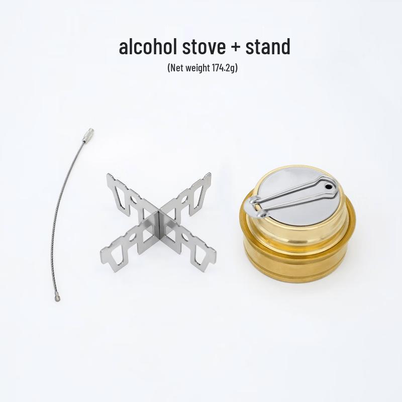Outdoor Portable Stainless Steel Alcohol Stove Kit